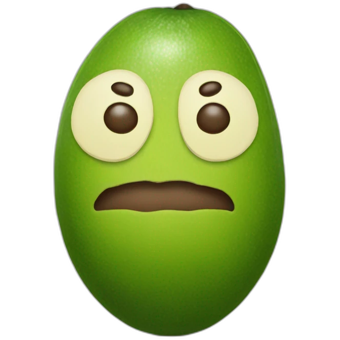 avocado moai emoji