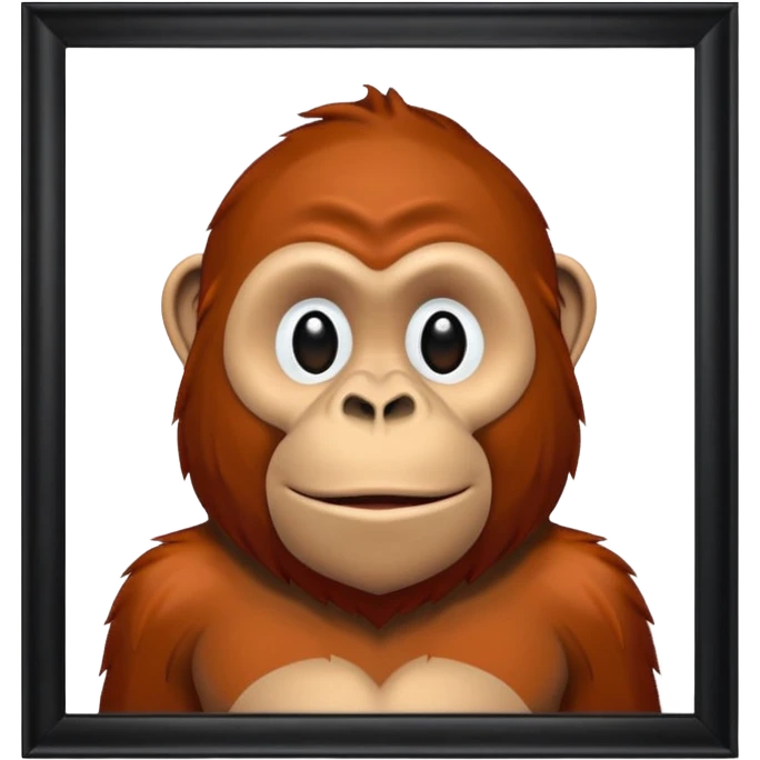 Orangutan hotel emoji
