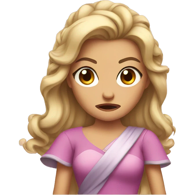 Princess angry emoji