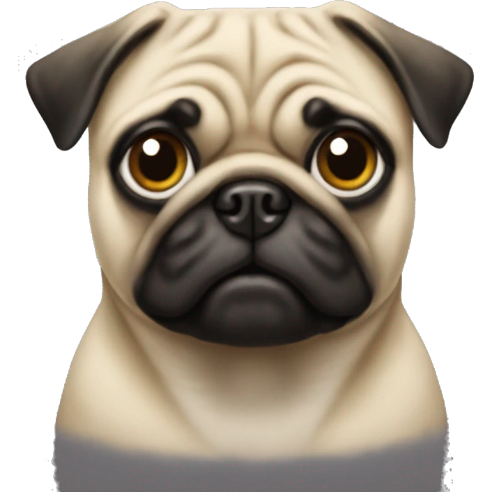 a pug emoji