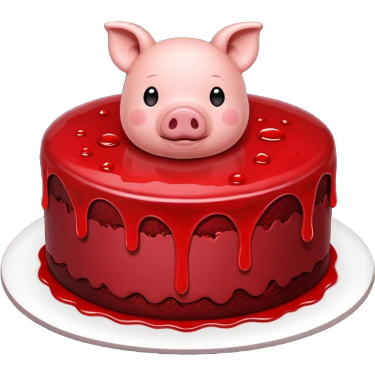 pig's blood cake emoji
