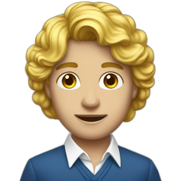 Un riche jeune emoji