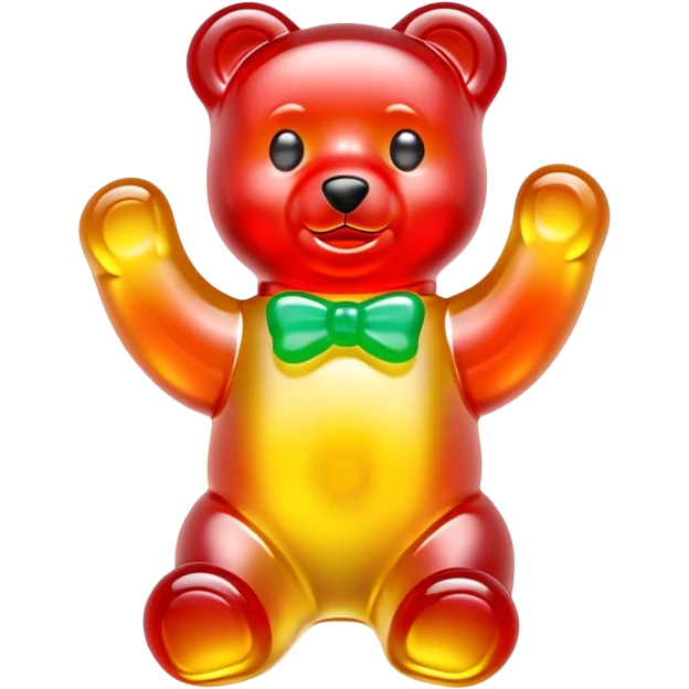 Haribo gummy bear candy emoji