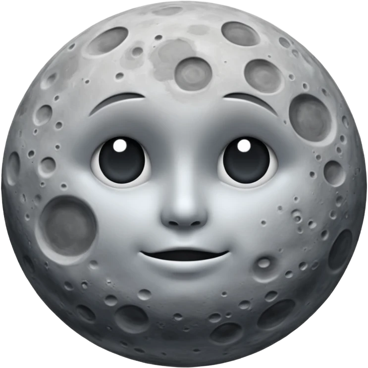 moon with out face expraction emoji