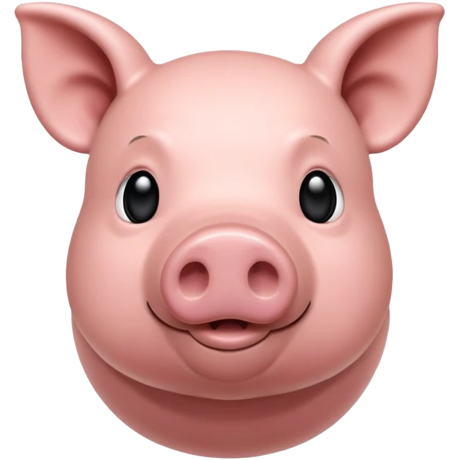 Un noir sur un cochon  emoji