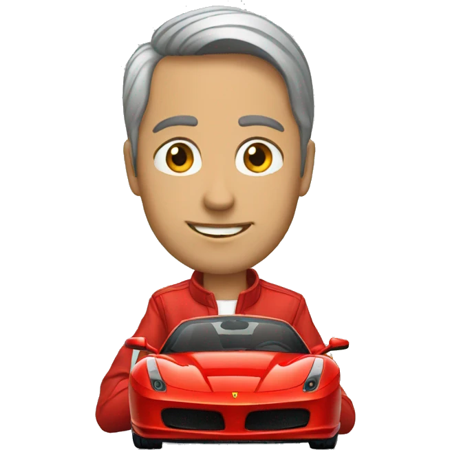 a ferrari emoji