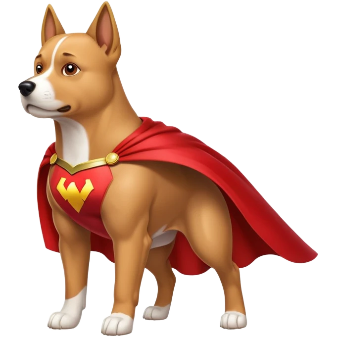 Super dog emoji