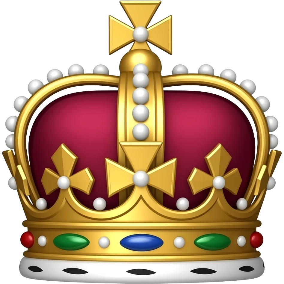 royal with crown emoji