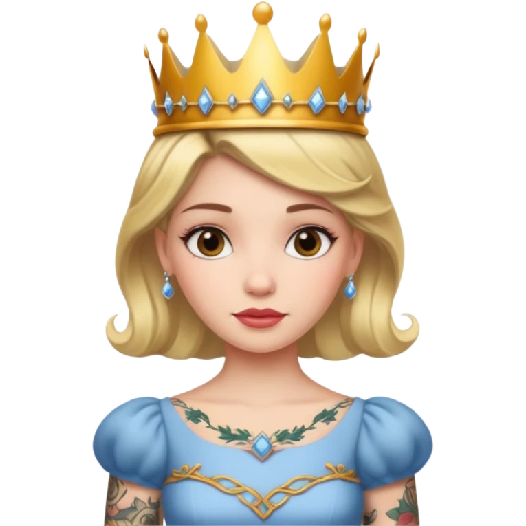 Tattooed princesses emoji