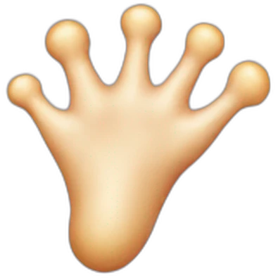 Chicken foot emoji