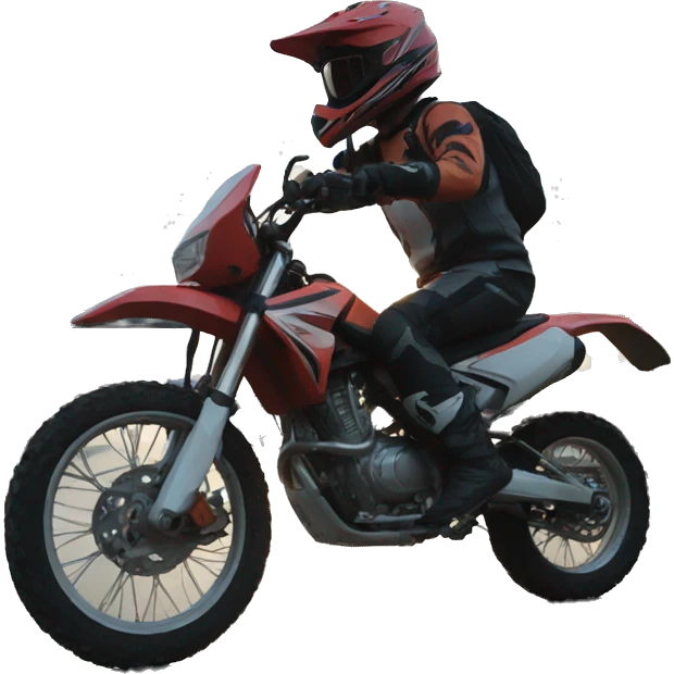 dirtbike on bridge emoji