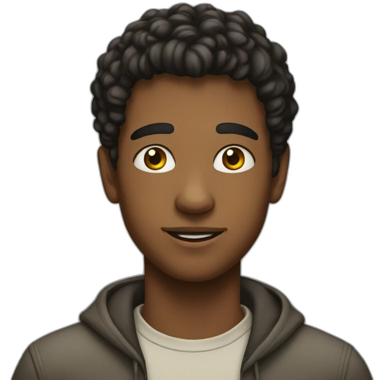 a young man with isfj emoji