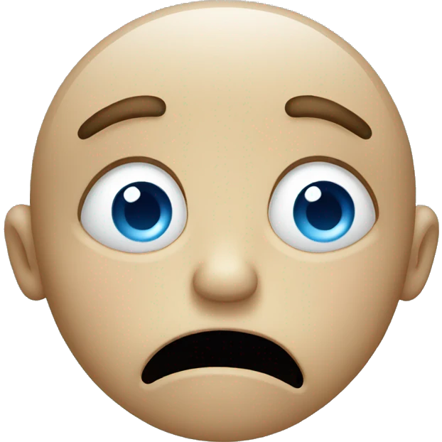 blue face crying emoji