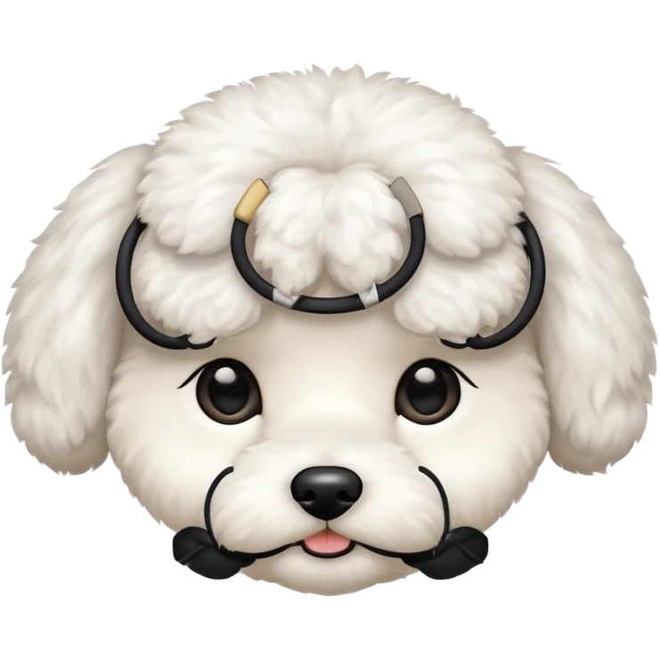 bichon frise face emoji