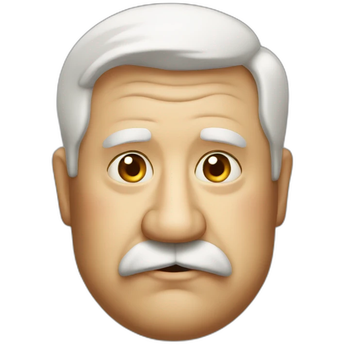 old gentleman big nose obese emoji