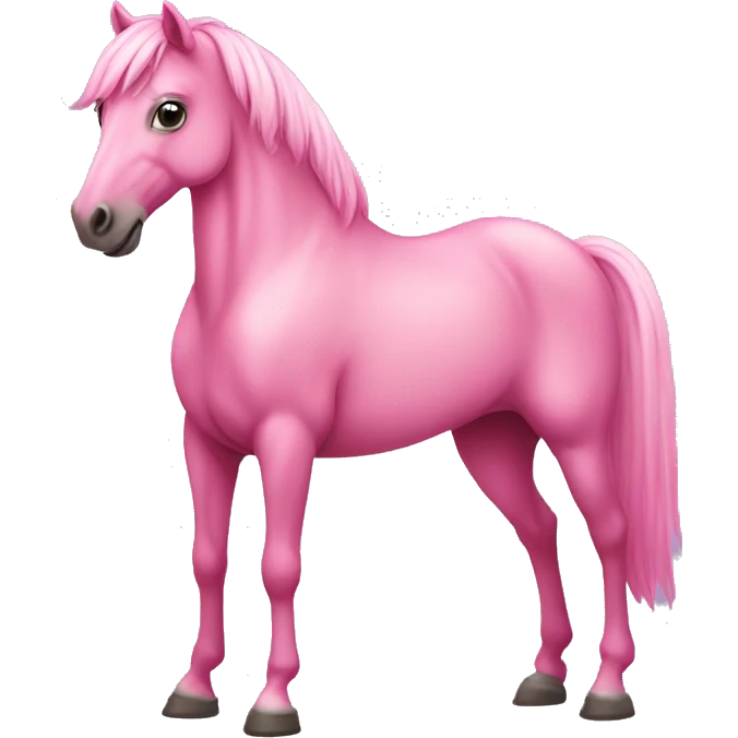 pink horse emoji