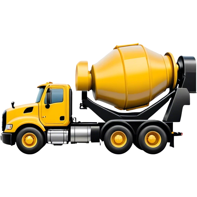 Cement Mixer - Mack Granite (Model Year: 2022) (Iconic colour: Yellow and black) emoji