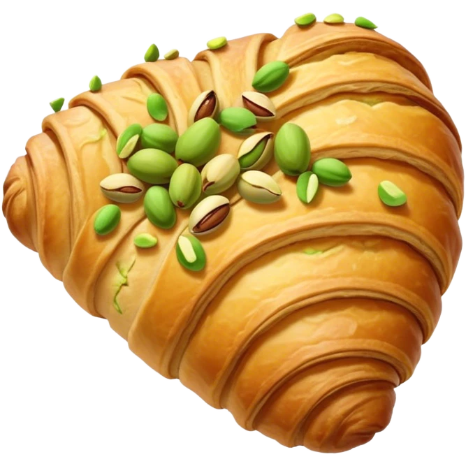 pistachio croissant  emoji