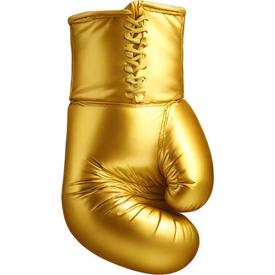 golden boxing glove emoji