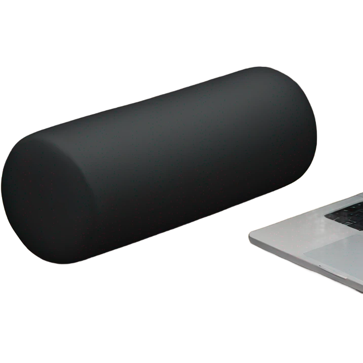 black roll pillow emoji