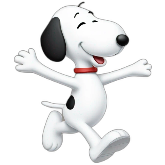 Snoopy qui danse emoji