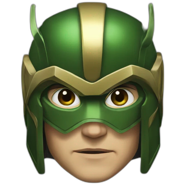 loki with helmet emoji