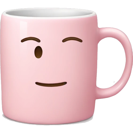 Light pink mug emoji