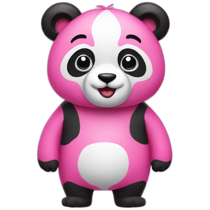 pink panda emoji