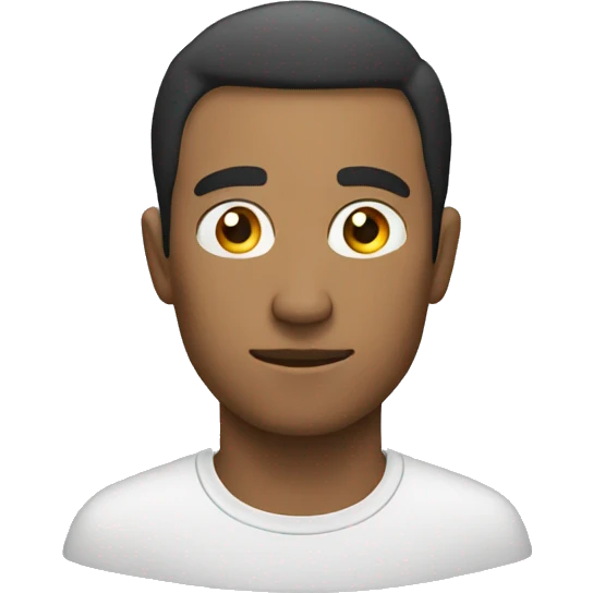 Generate a man thinking emoji