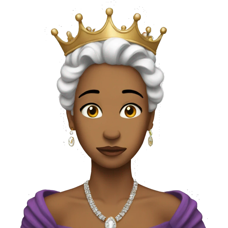 Queen never cry emoji