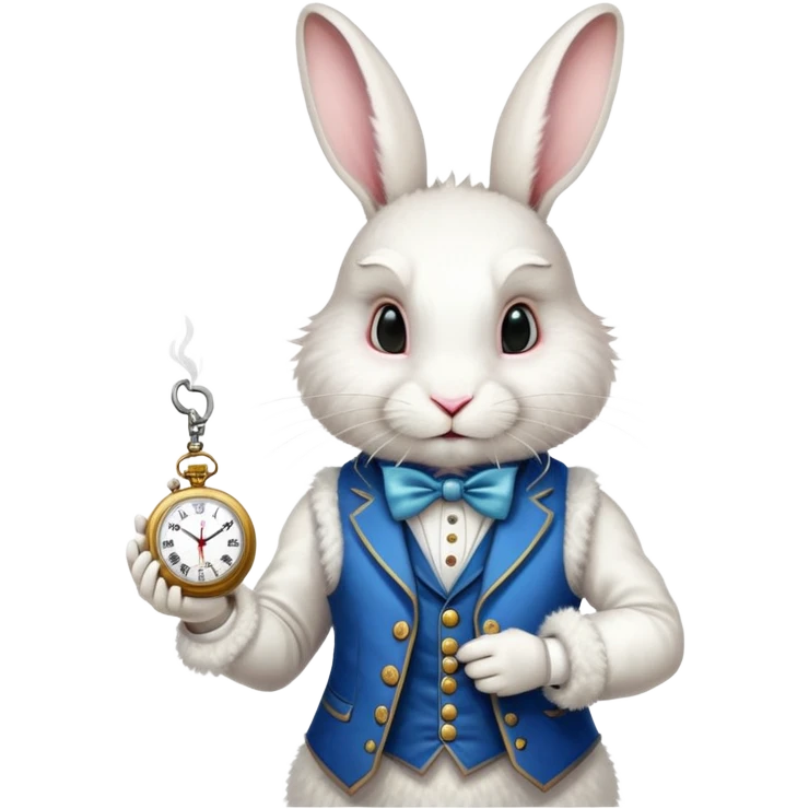 White Rabbit from Alice in Wonderland emoji