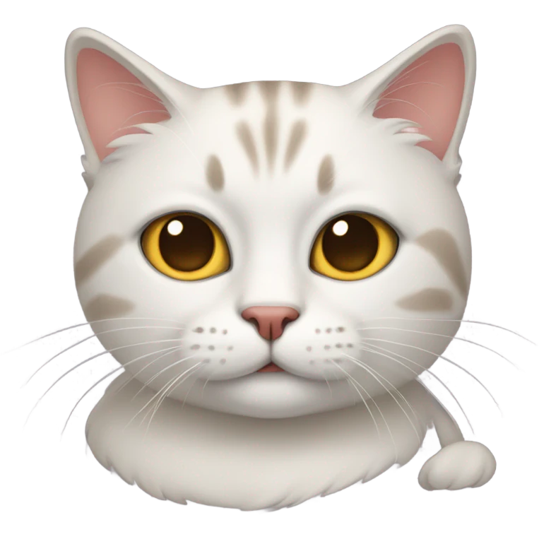 A funny cat emoji