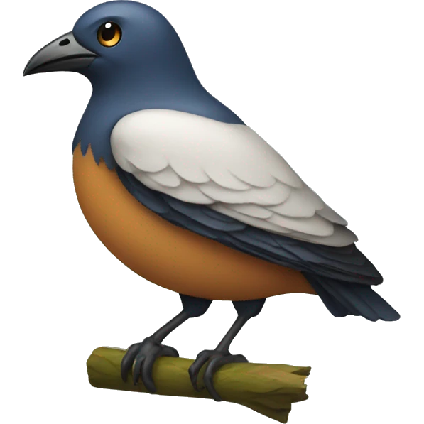 O with a bird on it emoji