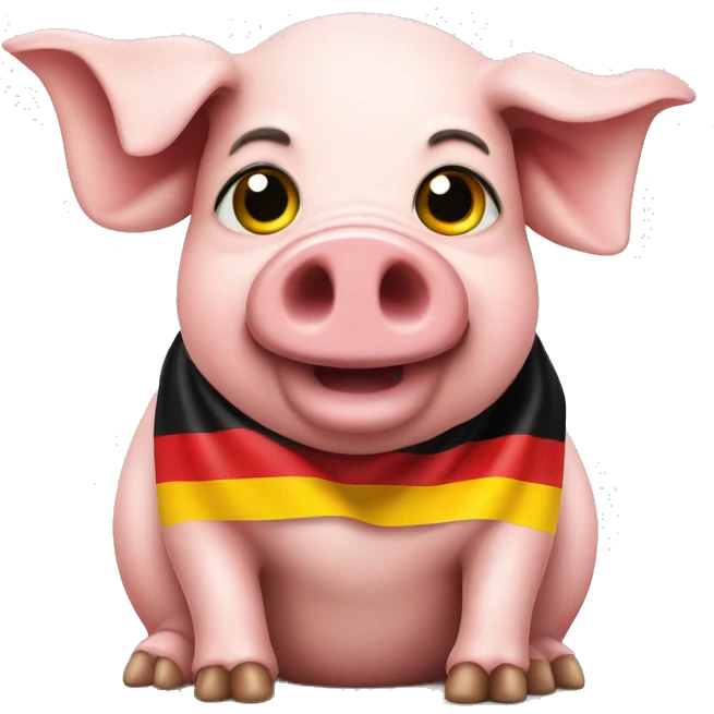 pig with German flag emoji