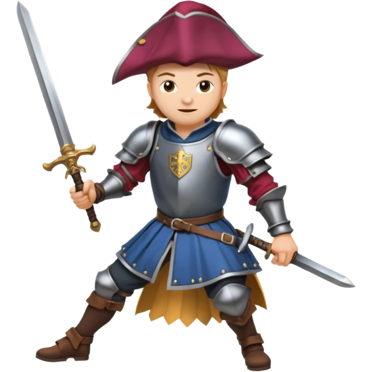landsknecht swinging a large two handed sword emoji