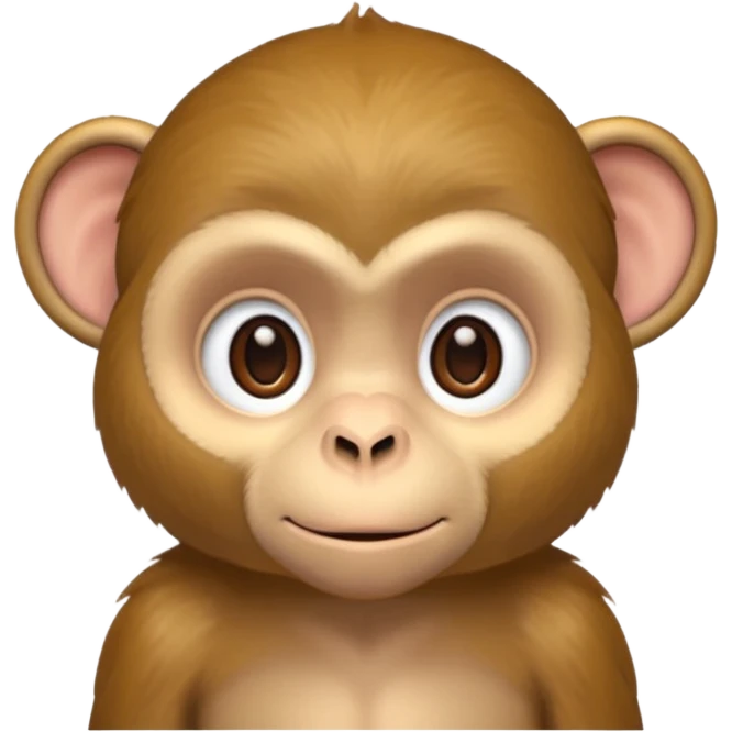 brainy monkey emoji