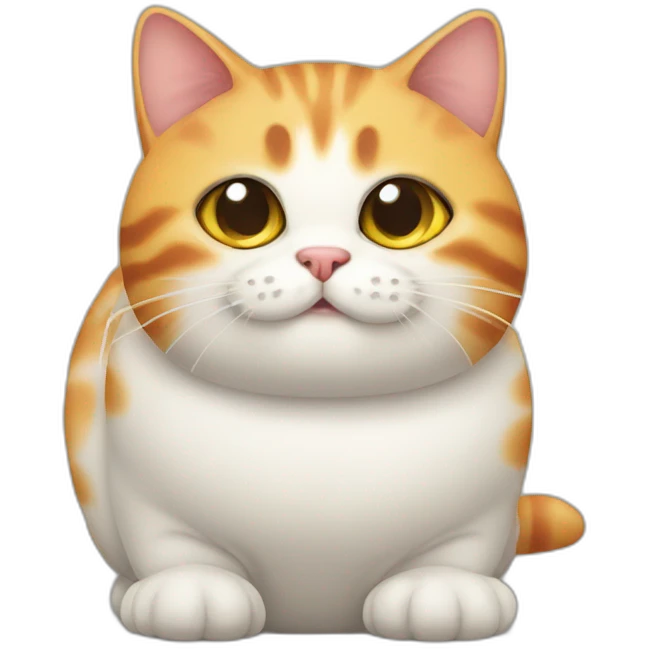 Fish ball cat emoji