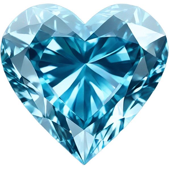 56 karat blue heart shaped diamond  emoji