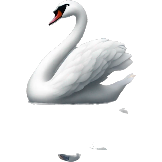 swan on the lake emoji