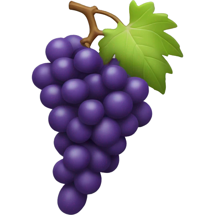 3D Grapes emoji  emoji