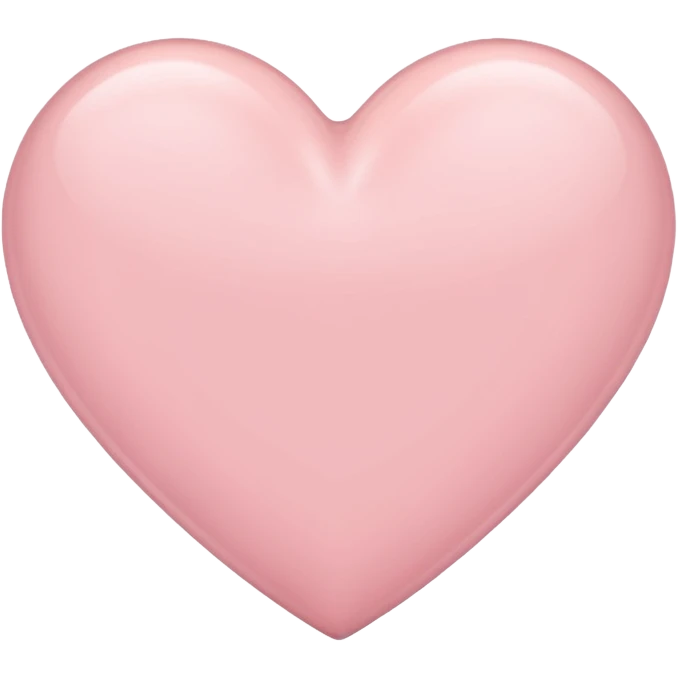 pale pink heart emoji