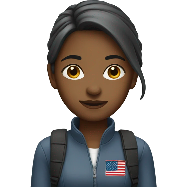 a girl who goes to New York to play emoji