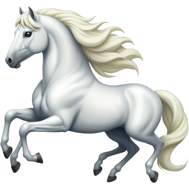 White horsr emoji