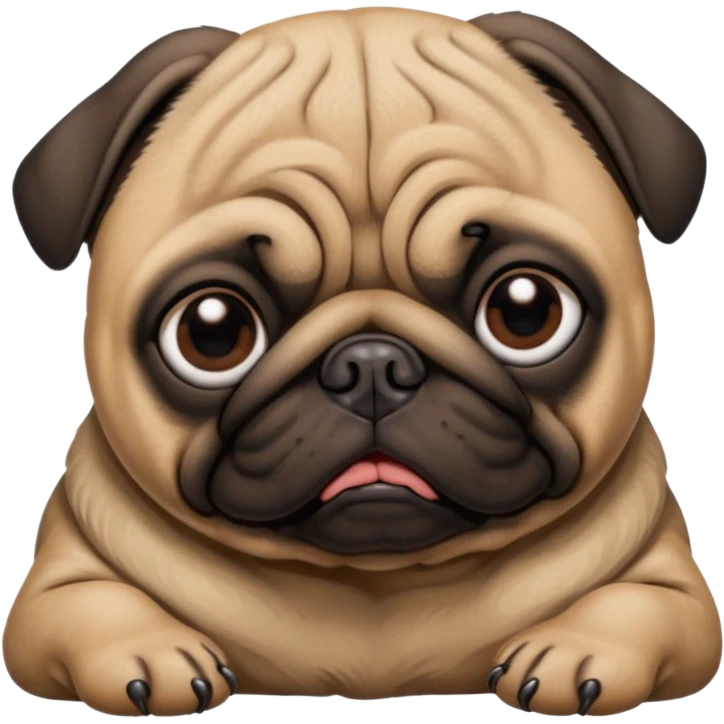 Pug morto emoji