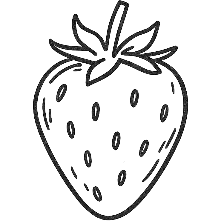 A single strawberry emoji