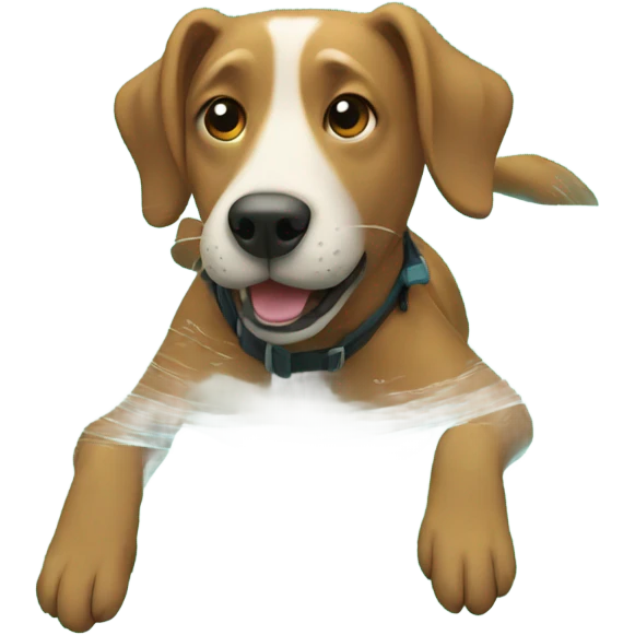 dog swimming  emoji