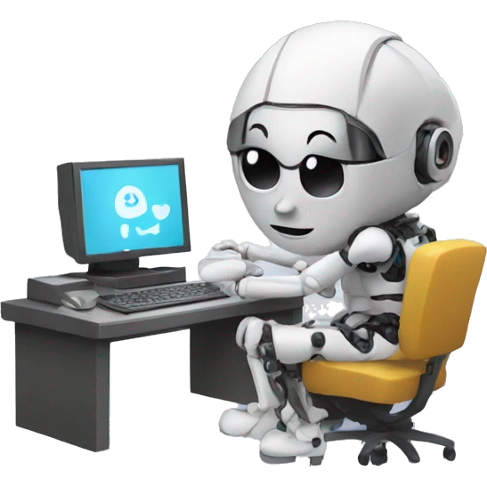 AI with Computer emoji