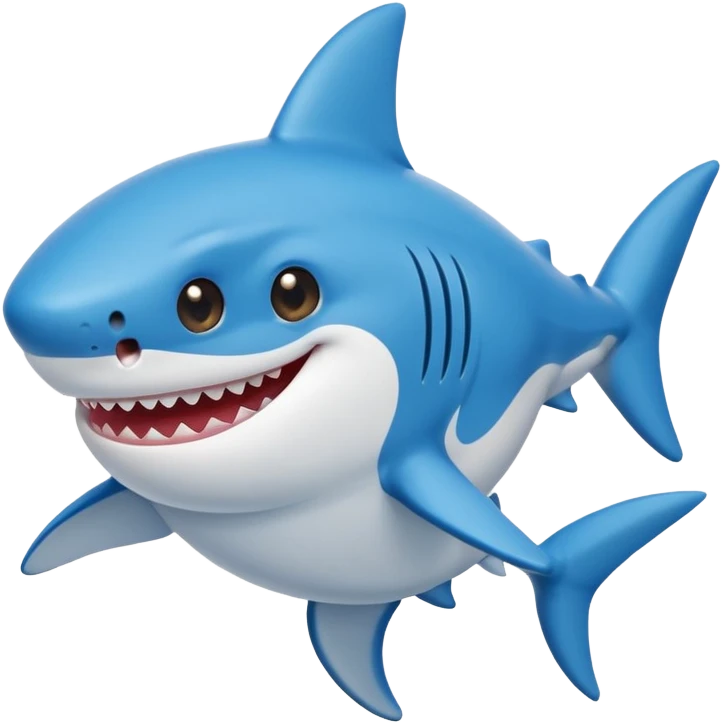 black Baby Shark emoji