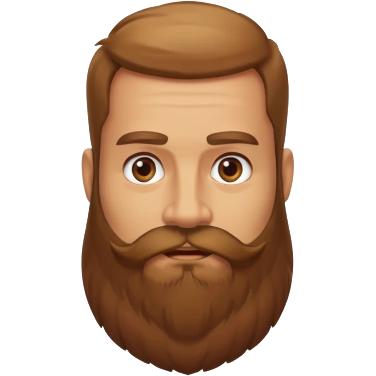 Guy with a really huge beard emoji