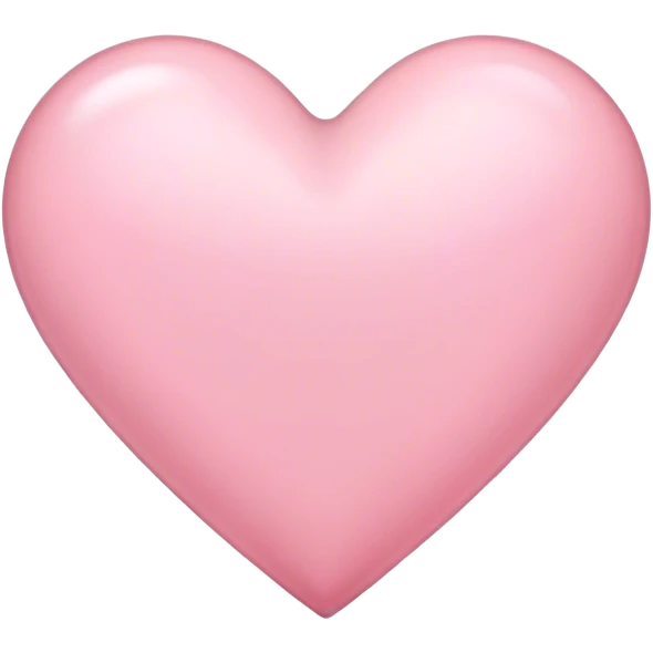 light pink heart  emoji